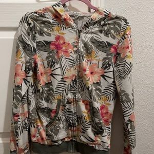 hibiscus flower sweater